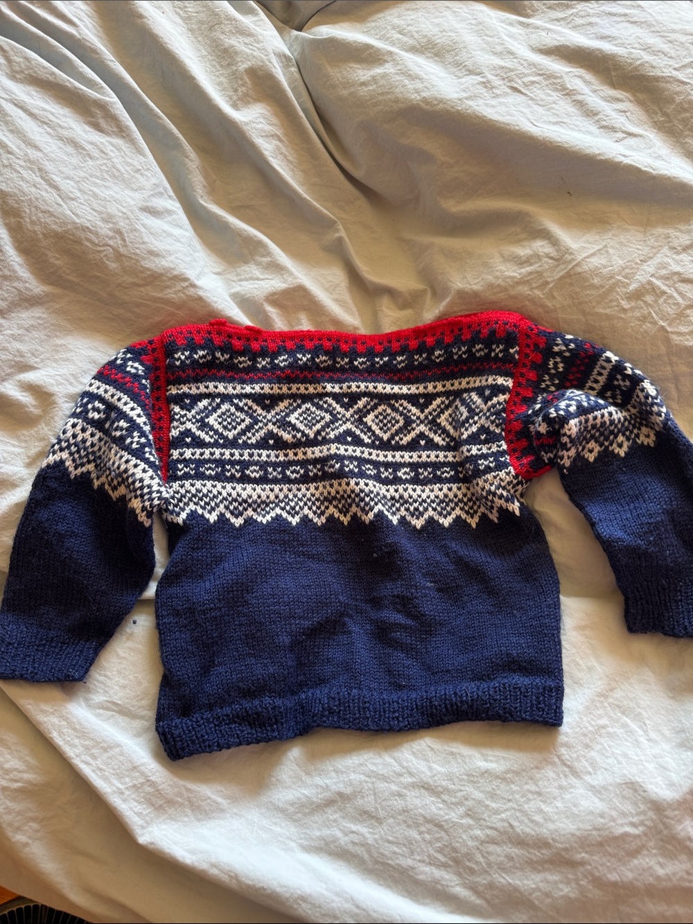 Hand-knit Norwegian Marius Sweater